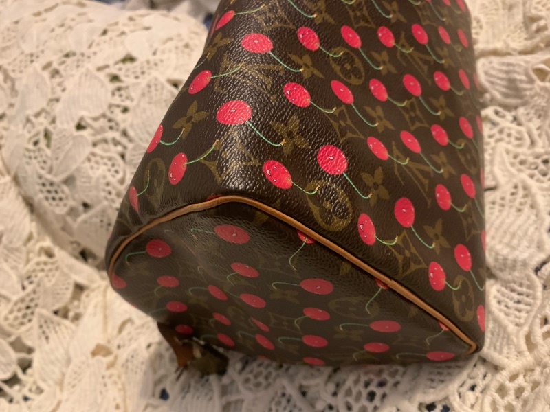 Louis Vuitton Speed25限量櫻桃包-10