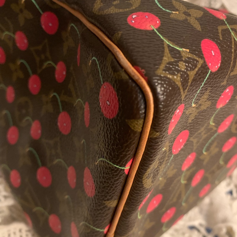 Louis Vuitton Speed25限量櫻桃包-16