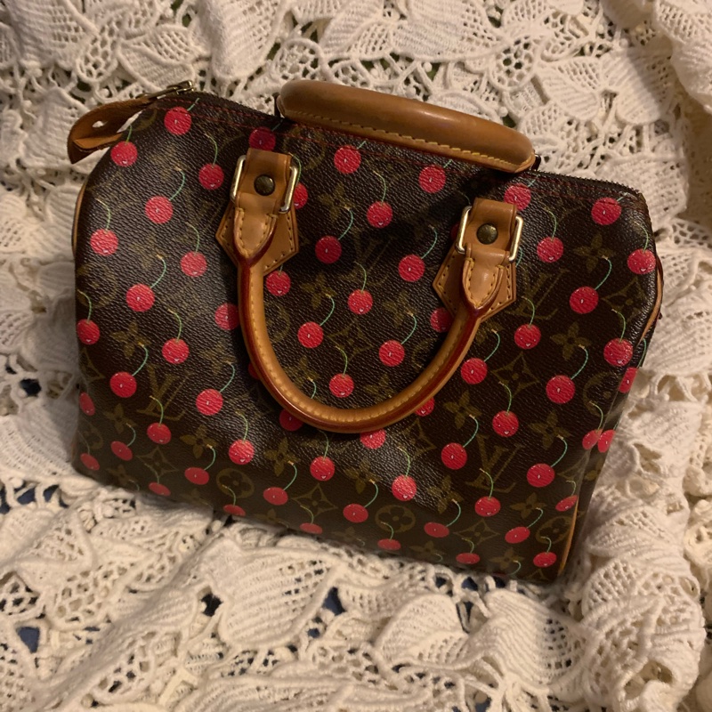 Louis Vuitton Speed25限量櫻桃包-28