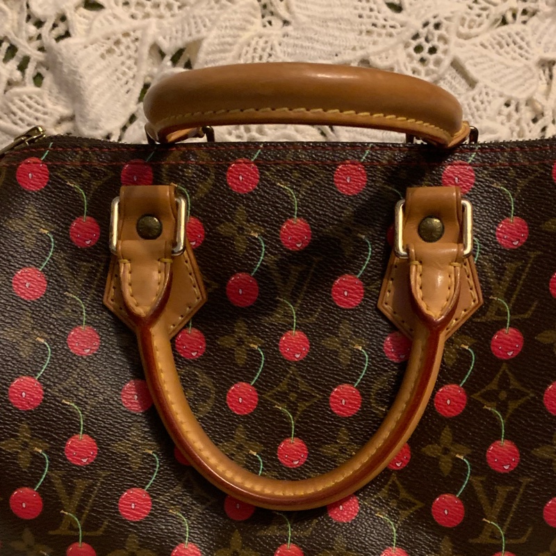 Louis Vuitton Speed25限量櫻桃包-30