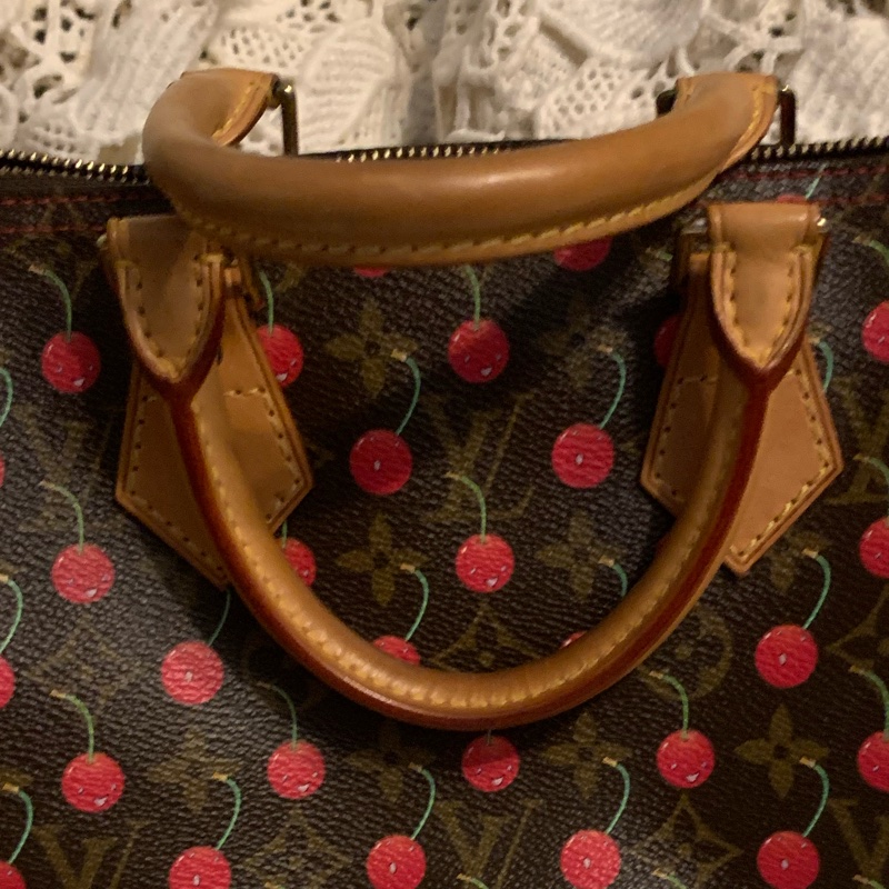 Louis Vuitton Speed25限量櫻桃包-31