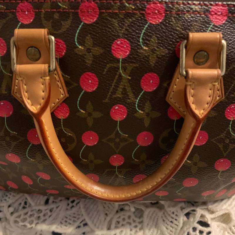 Louis Vuitton Speed25限量櫻桃包-34