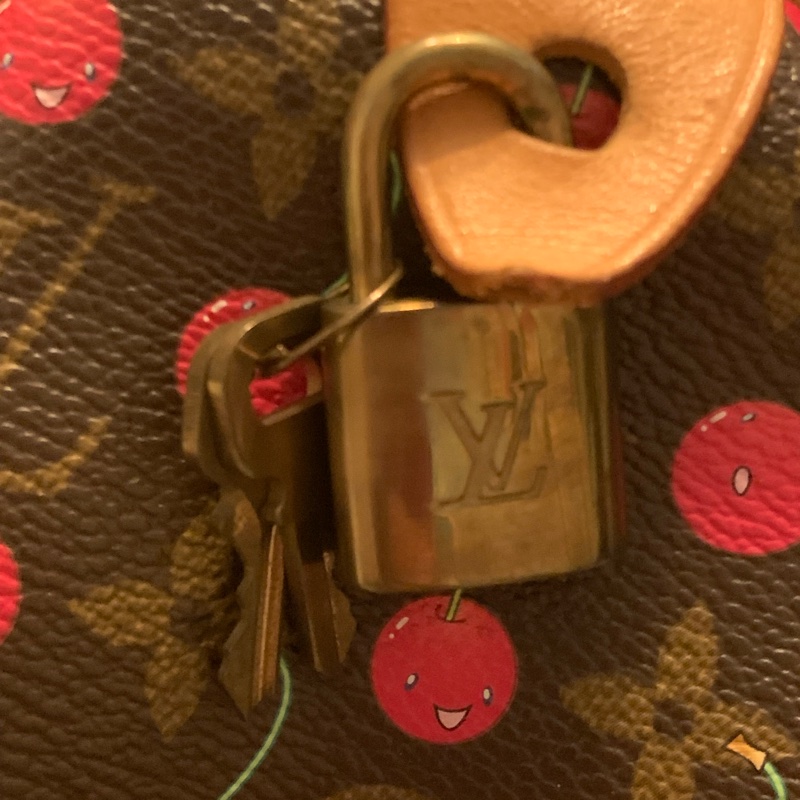 Louis Vuitton Speed25限量櫻桃包-40