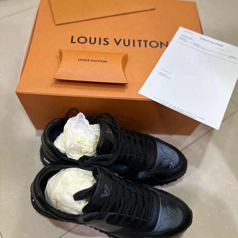 LOUIS VUITTON路易威登 RUN AWAY 黑色運動鞋-10