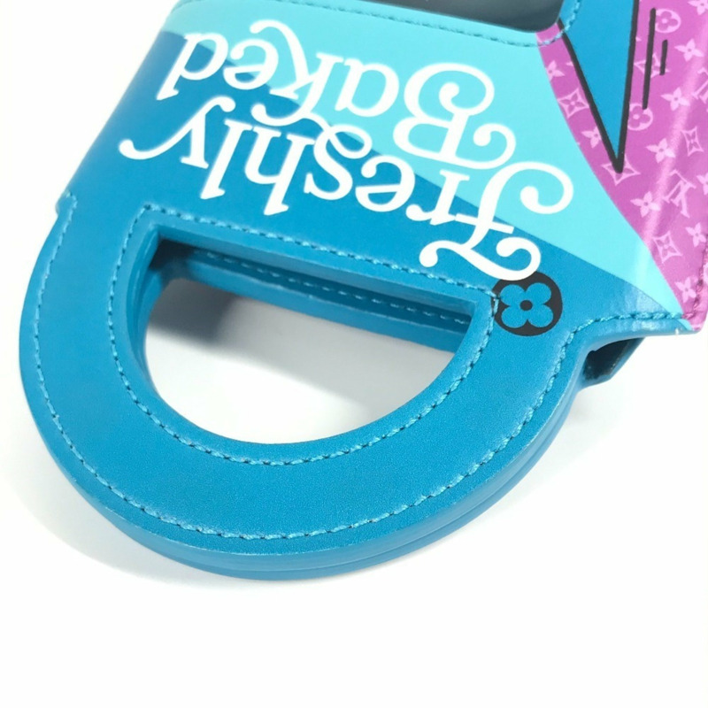 路易威登 M82029 三明治盒手拿包,兩用包,手提/單肩包,皮革材質,男女通用,藍色-6