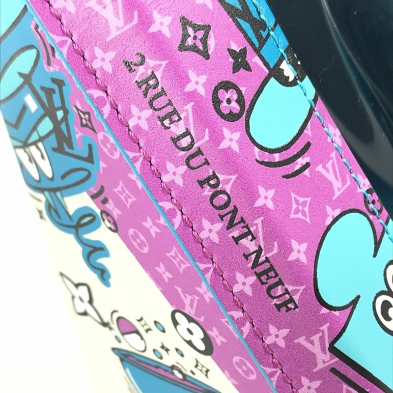 路易威登 M82029 三明治盒手拿包,兩用包,手提/單肩包,皮革材質,男女通用,藍色-7