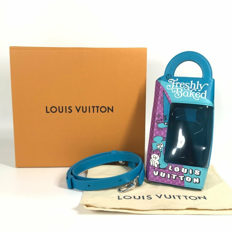 路易威登 M82029 三明治盒手拿包,兩用包,手提/單肩包,皮革材質,男女通用,藍色-14