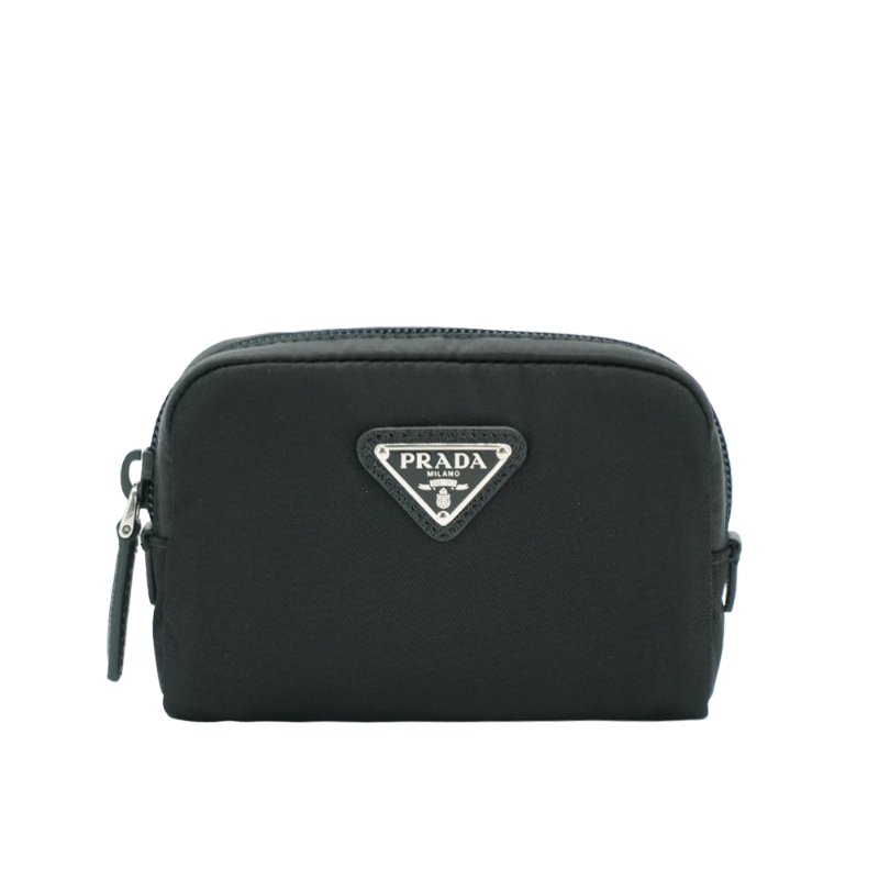 Prada Re-Nylon 尼龍微型化妝袋(1ND339-黑)-0
