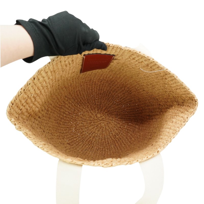 Chloe Woody Basket 草編大托特包(米白)-4