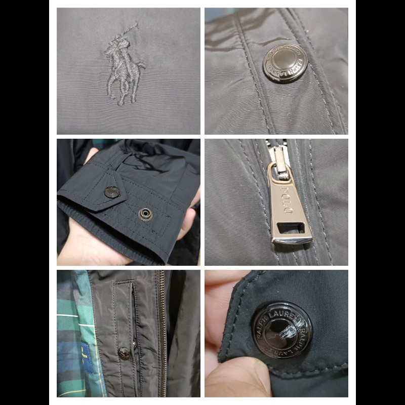 Polo Ralph Lauren RL 全黑 立領 防風外套 男S-8