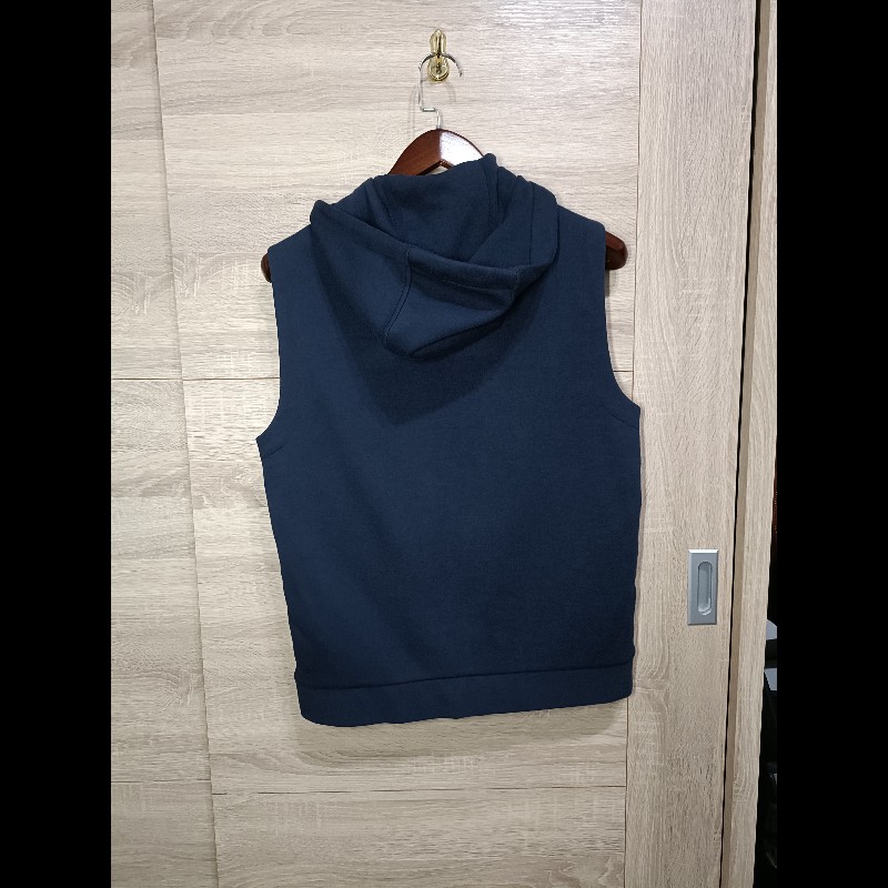 Polo Ralph Lauren RL 深藍 連帽 羽絨背心 男S-3