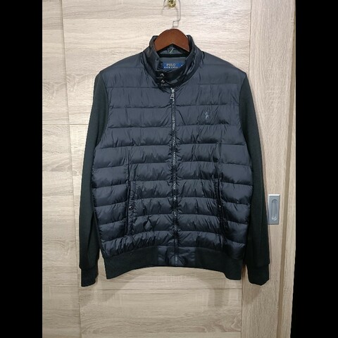 Polo Ralph Lauren RL 深灰 羽絨外套 絎縫外套 哈靈頓外套 男M