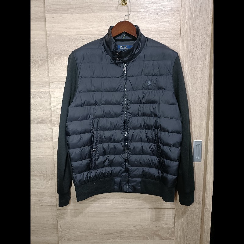 Polo Ralph Lauren RL 深灰 羽絨外套 絎縫外套 哈靈頓外套 男M-0