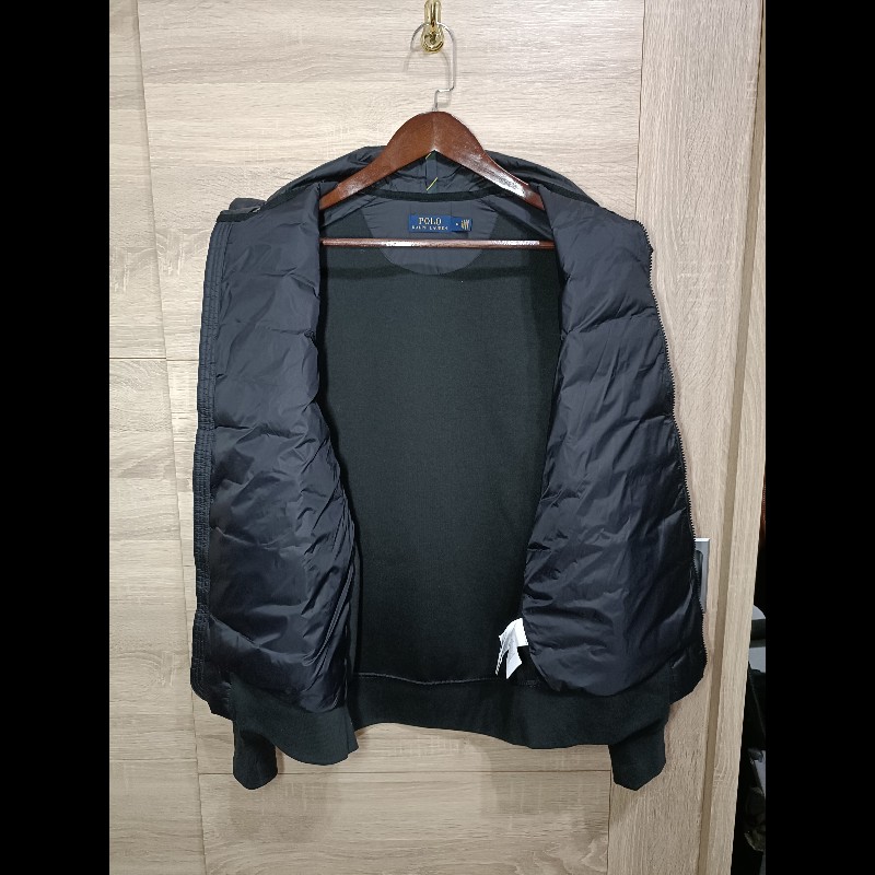 Polo Ralph Lauren RL 深灰 羽絨外套 絎縫外套 哈靈頓外套 男M-5