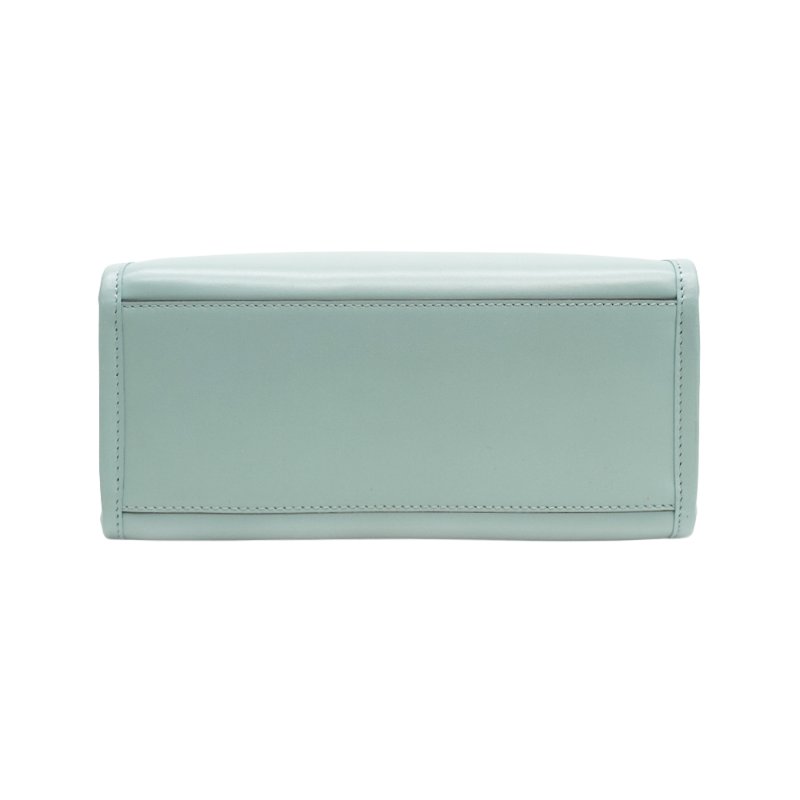 Fendi Sunshine 小牛皮金釦小型二用包(8BH394-淡藍)-3