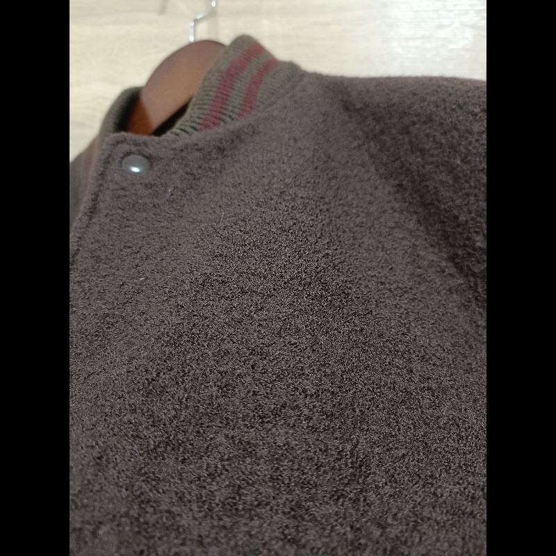 Allsaints Buck Bomber 酒紅 真皮 皮革 羔羊皮 棒球外套 皮衣 男S-5