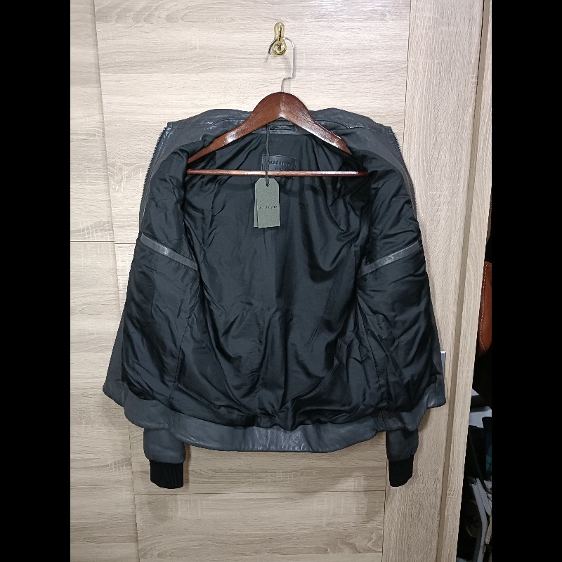 Allsaints Junction Jacket 真皮 羔羊皮 皮衣 外套 男S-4