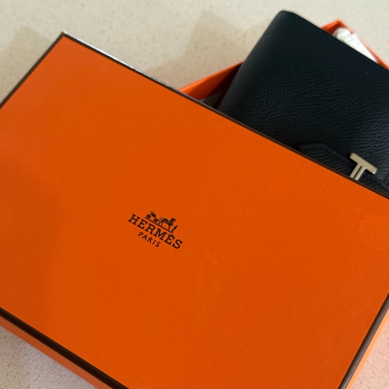 愛馬仕Hermès bearn短夾-黑-4