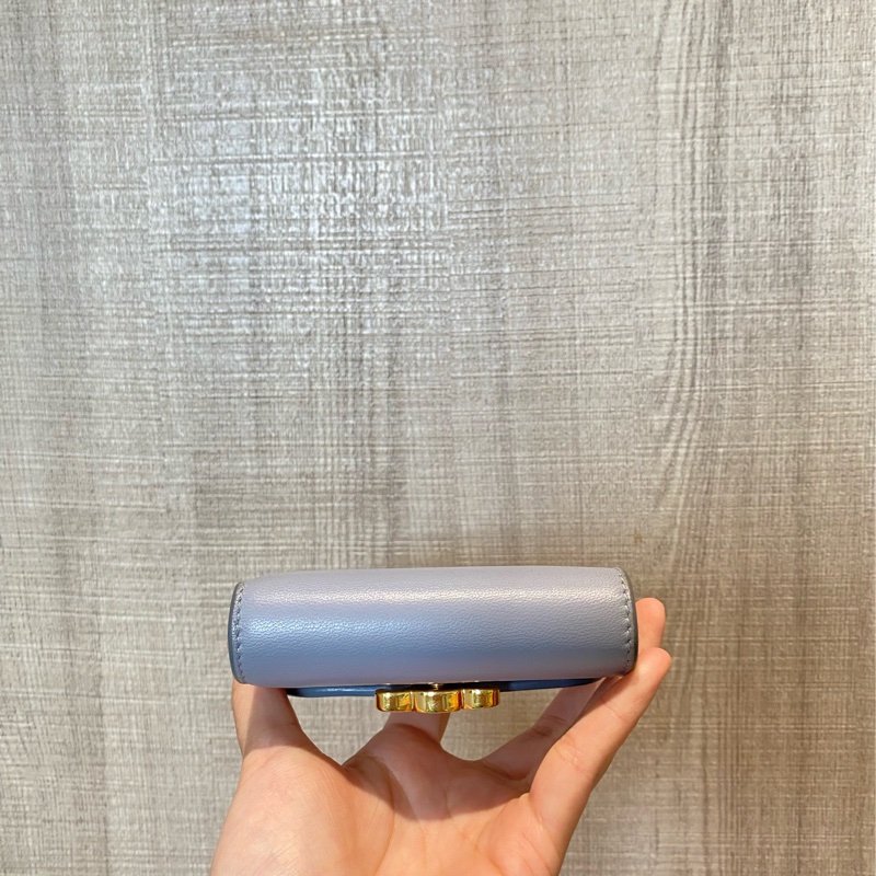 Celine限定藍凱旋短夾-9