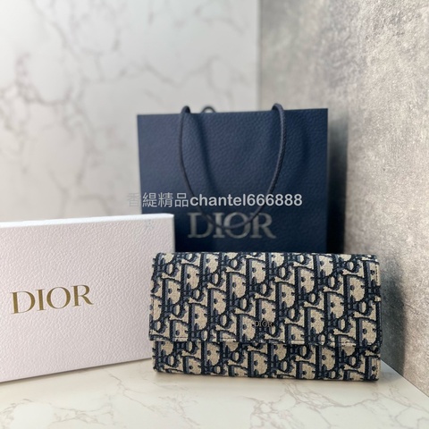 💗香緹國際精品💗 Dior 老花長夾 極新