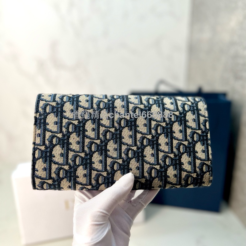 💗香緹國際精品💗 Dior 老花長夾 極新-4