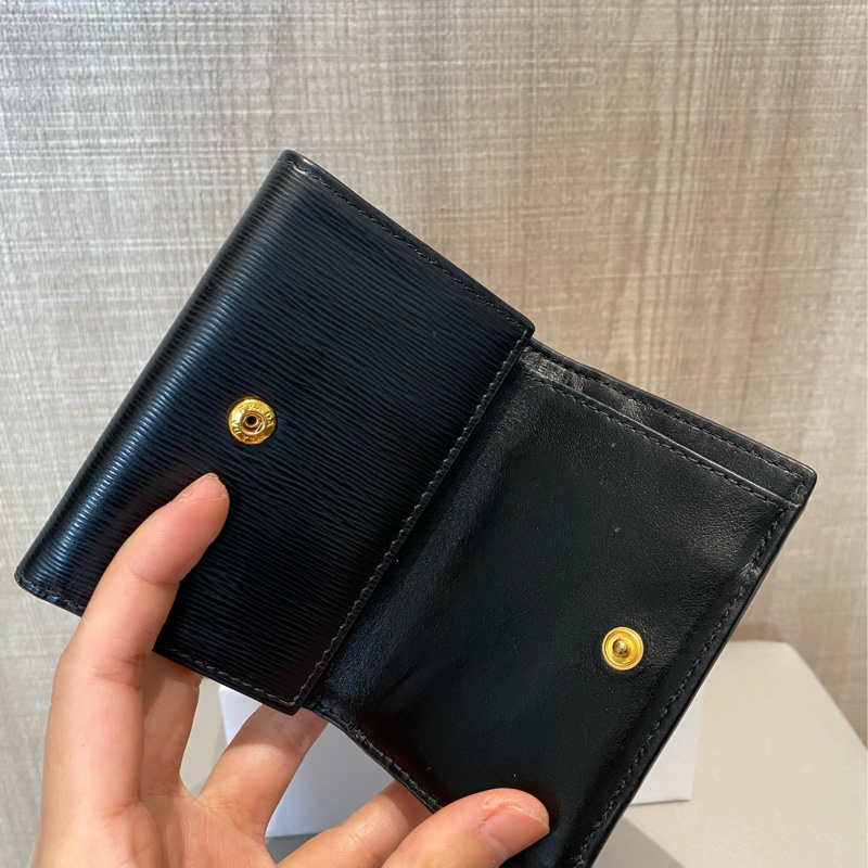 Prada 水波紋三折錢包-3