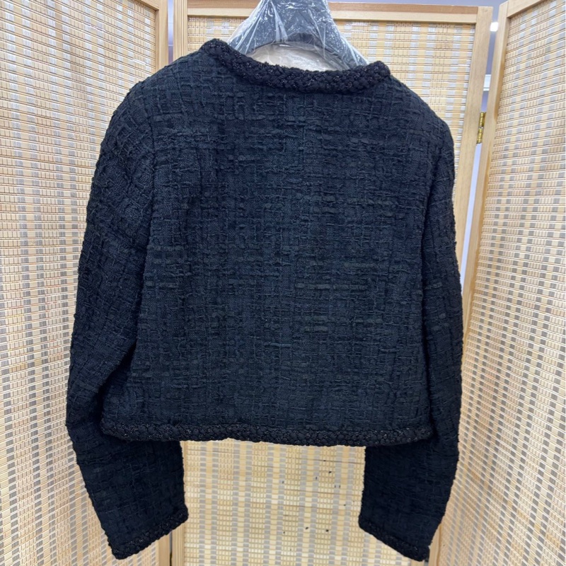 Chanel 2020秋冬預告系列 20b經典小黑外套 40碼 全新吊牌-1