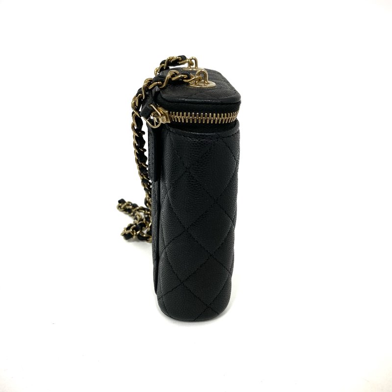 △ Chanel 香奈兒 Black Caviar Skin Gold Tone Metal Chain Shoulder Bag AP2195 黑色粒紋小牛皮金色金屬鍊條肩背袋 AP2195 -257023520-3