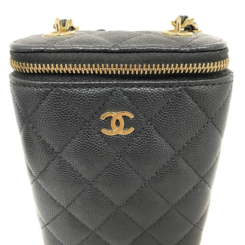 △ Chanel 香奈兒 Black Caviar Skin Gold Tone Metal Chain Shoulder Bag AP2195 黑色粒紋小牛皮金色金屬鍊條肩背袋 AP2195 -257023520-7