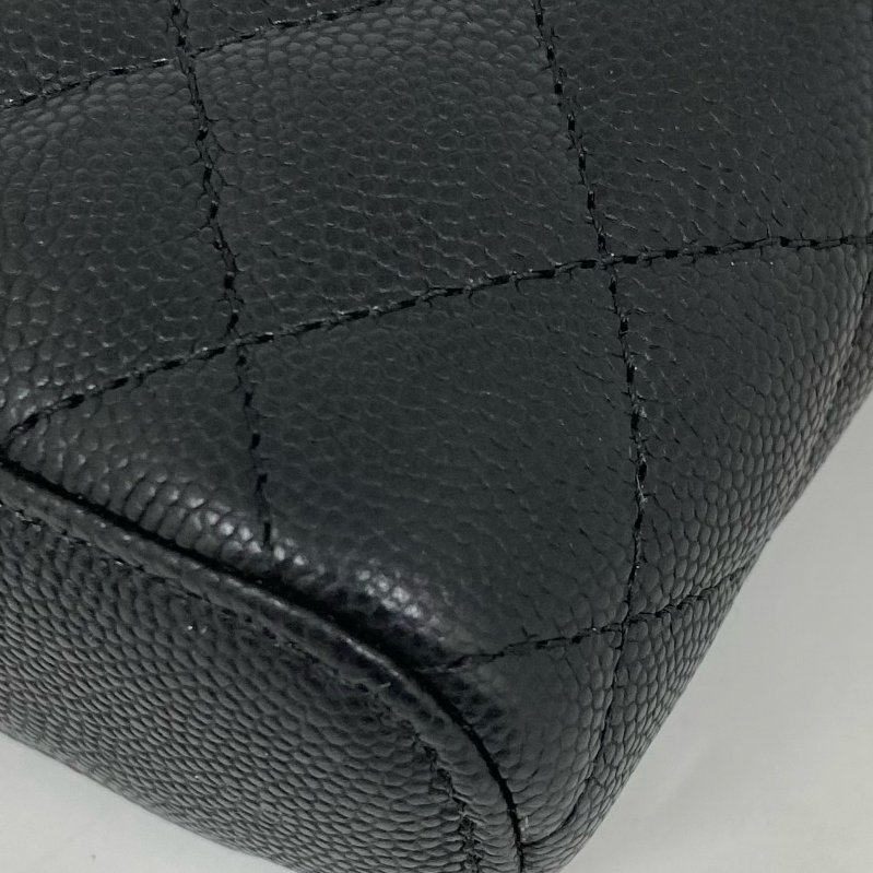 △ Chanel 香奈兒 Black Caviar Skin Gold Tone Metal Chain Shoulder Bag AP2195 黑色粒紋小牛皮金色金屬鍊條肩背袋 AP2195 -257023520-11