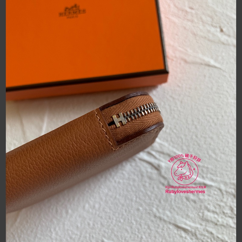 Rubyloveshermes1 愛馬仕hermes金棕色動物之城咬錢龍絲巾短夾咬錢虎-4
