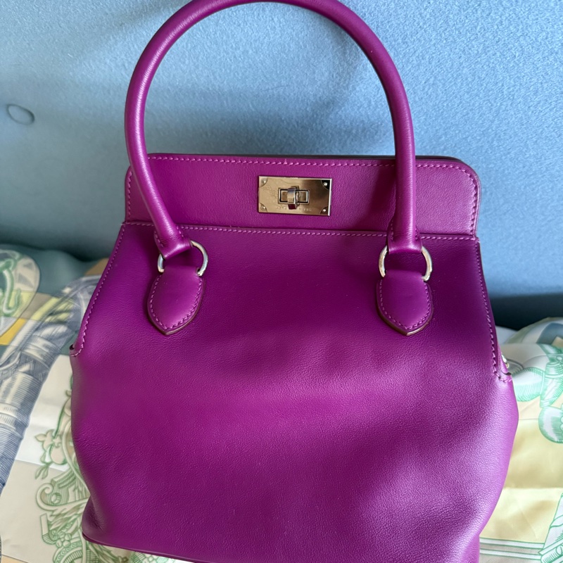 Hermes Toolbox 20cm 色號P9 紫-0