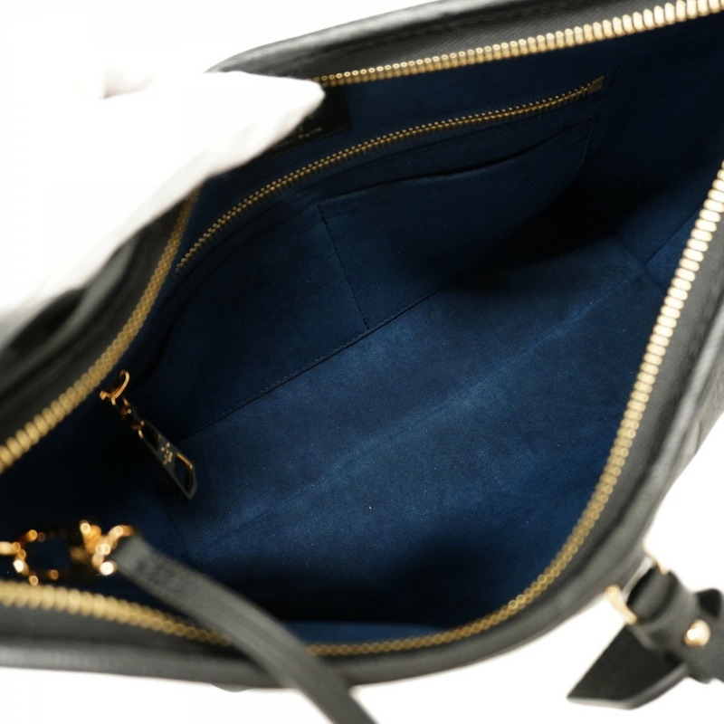 路易威登 Monogram Empreinte 手提包拉鍊肩包 NMPM M46288 黑色 女士-3