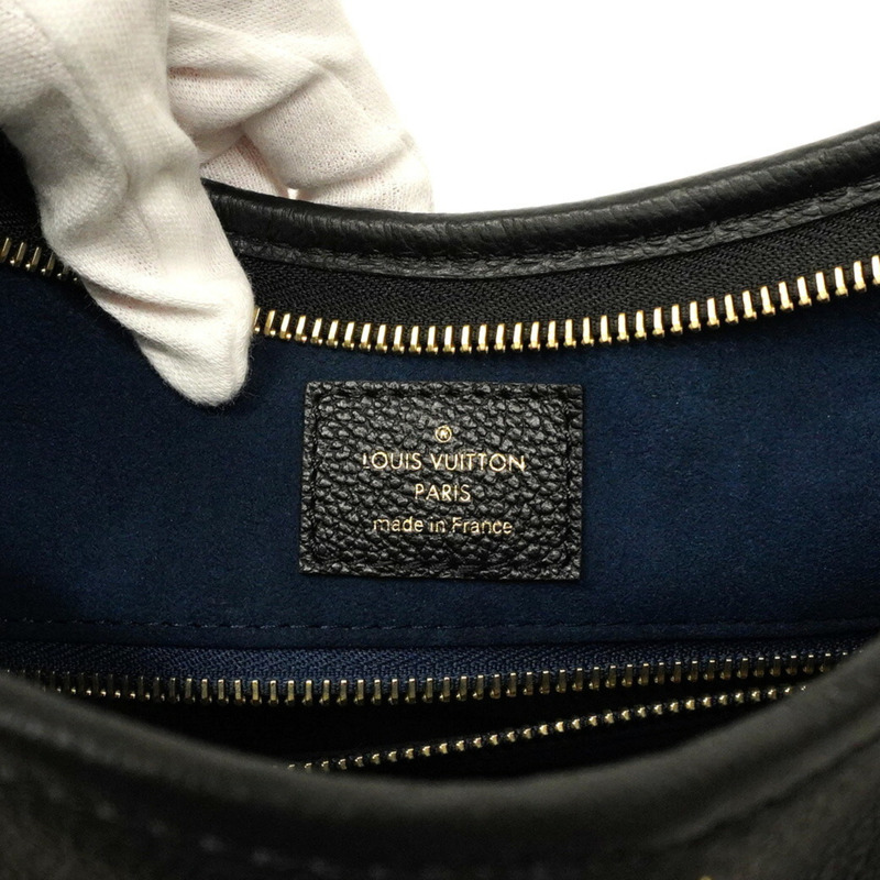 路易威登 Monogram Empreinte 手提包拉鍊肩包 NMPM M46288 黑色 女士-4