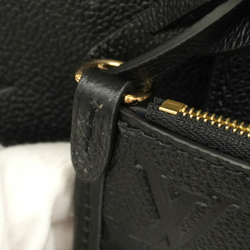 路易威登 Monogram Empreinte 手提包拉鍊肩包 NMPM M46288 黑色 女士-5