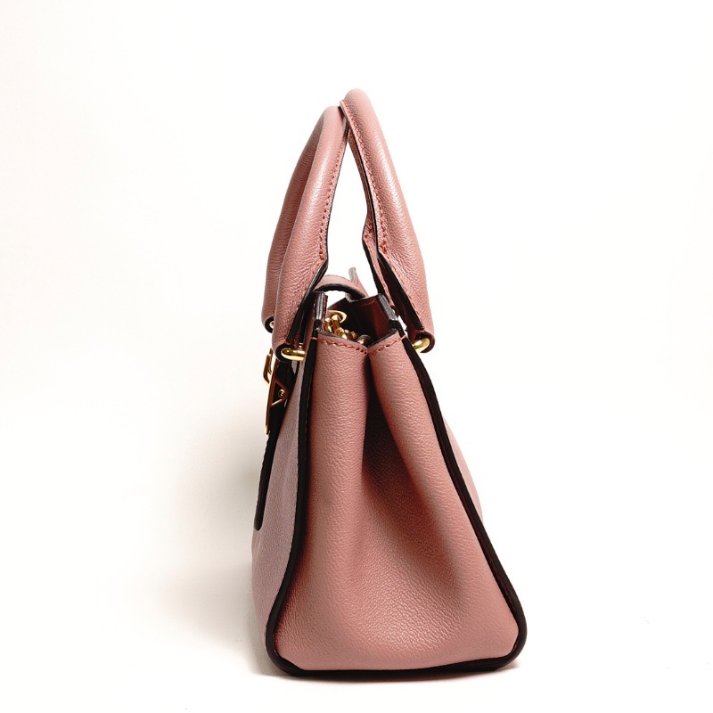 Burberry Buckle 牛皮純色字母logo 單肩包(玫瑰粉色)附兩種背帶-2