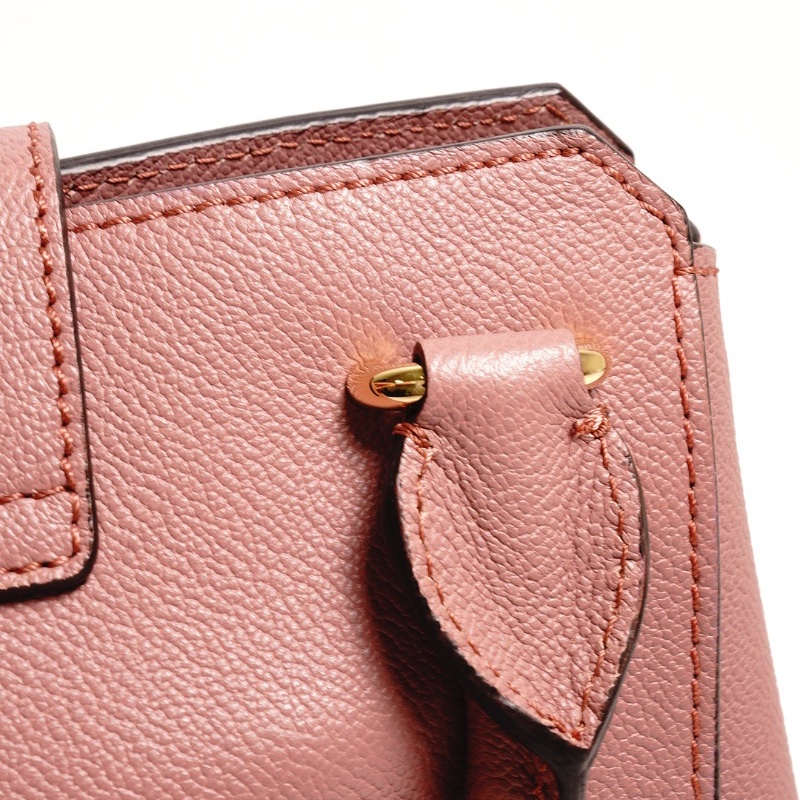 Burberry Buckle 牛皮純色字母logo 單肩包(玫瑰粉色)附兩種背帶-12