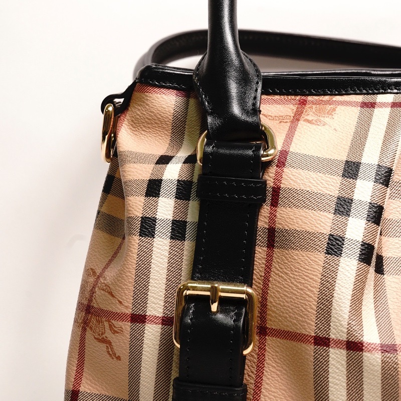 Burberry 經典格紋手提包/斜背包-7