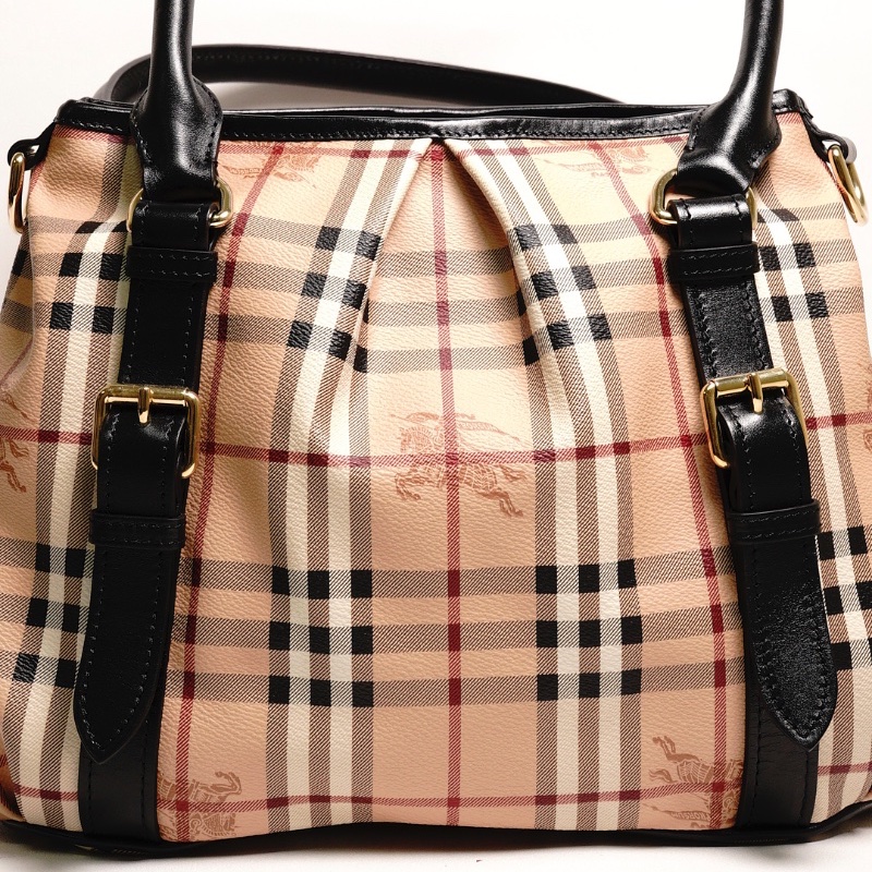 Burberry 經典格紋手提包/斜背包-8