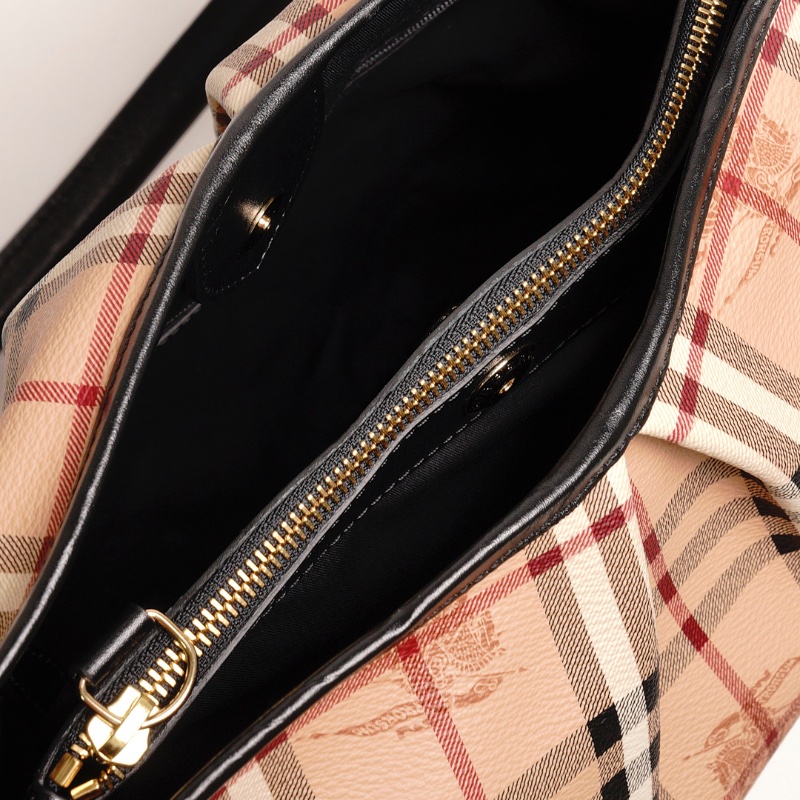 Burberry 經典格紋手提包/斜背包-11