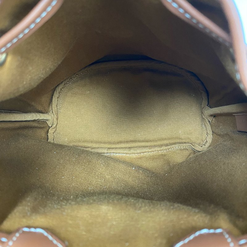 △ Celine 思琳 Brown Coated Canvas Trio Backpack 啡色塗層帆布背包 -257023521-15