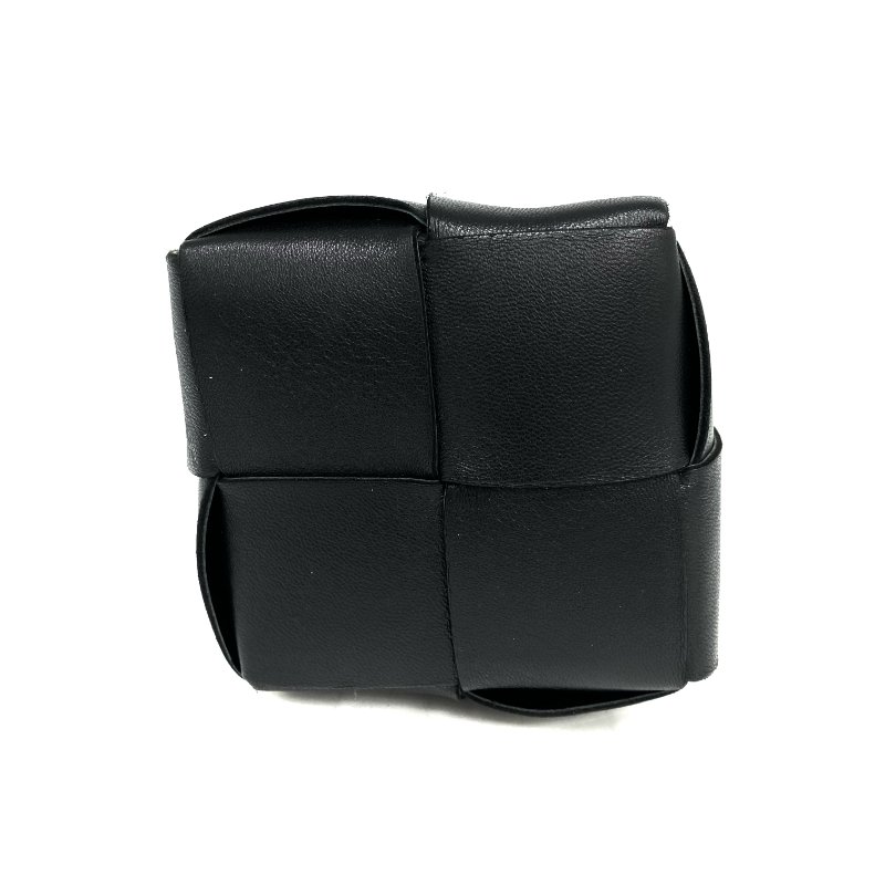 ☆ Bottega Veneta 寶緹嘉 Black Lambskin Mini Cassette Bucket Bag 黑色小羊皮迷你水桶袋 - 257023338-5