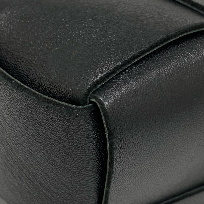 ☆ Bottega Veneta 寶緹嘉 Black Lambskin Mini Cassette Bucket Bag 黑色小羊皮迷你水桶袋 - 257023338-8