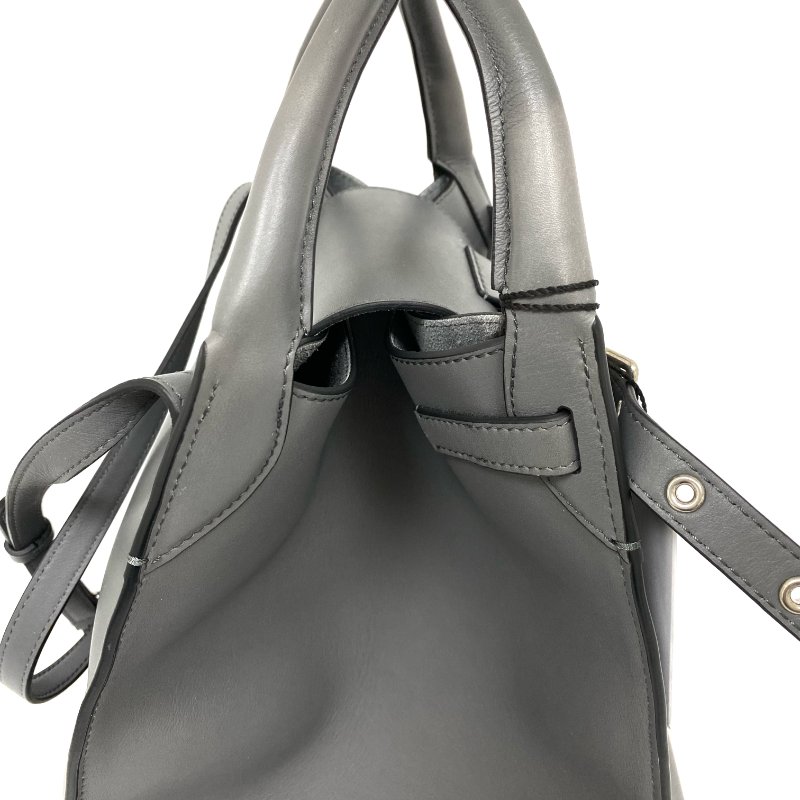 △ Celine 思琳 Big Bag Gray Calfskin 2Way Bag 灰色小牛皮兩用袋 -257023586-5
