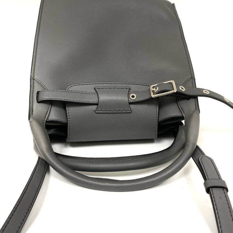 △ Celine 思琳 Big Bag Gray Calfskin 2Way Bag 灰色小牛皮兩用袋 -257023586-8
