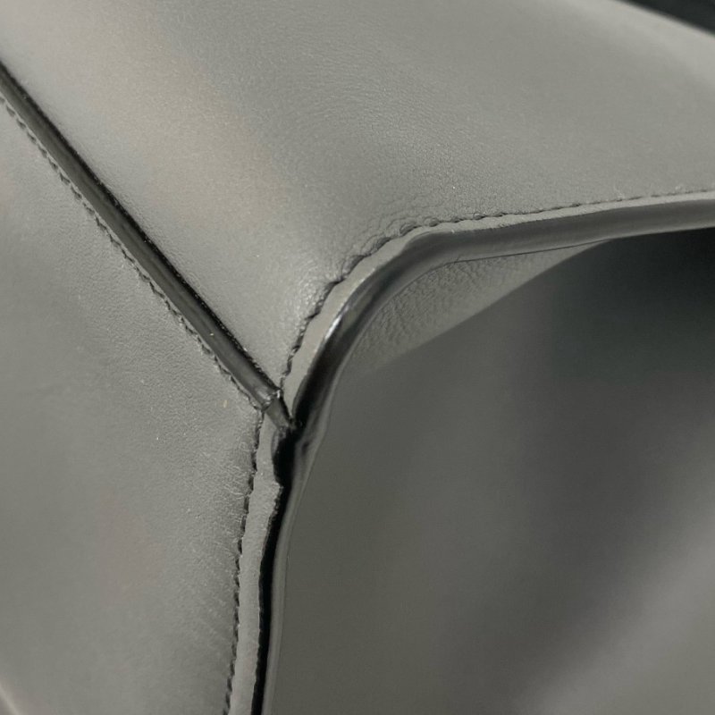 △ Celine 思琳 Big Bag Gray Calfskin 2Way Bag 灰色小牛皮兩用袋 -257023586-10