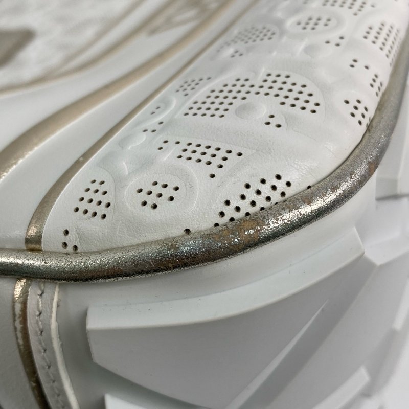 △ Christian Dior 迪奧 White Calfskin Vibe Bowling 2 Way Bag 白色小牛皮兩用袋 - 257023256-6