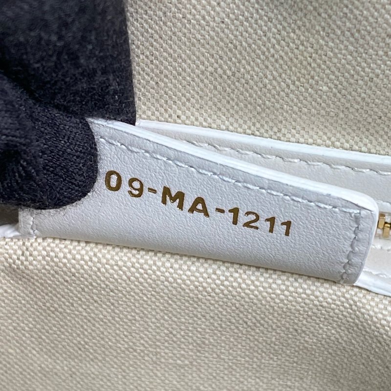 △ Christian Dior 迪奧 White Calfskin Vibe Bowling 2 Way Bag 白色小牛皮兩用袋 - 257023256-16