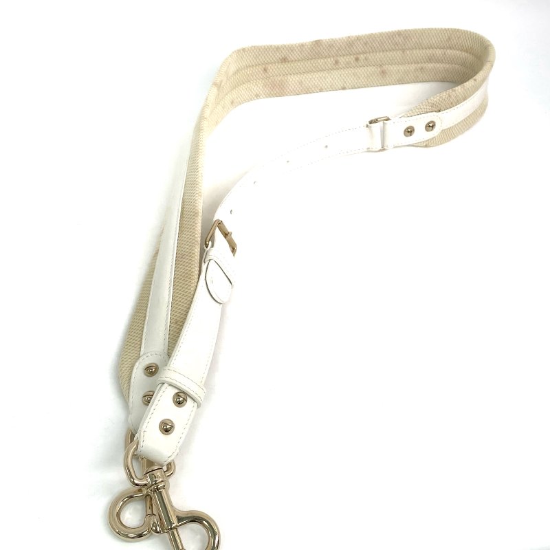 △ Christian Dior 迪奧 White Calfskin Vibe Bowling 2 Way Bag 白色小牛皮兩用袋 - 257023256-17