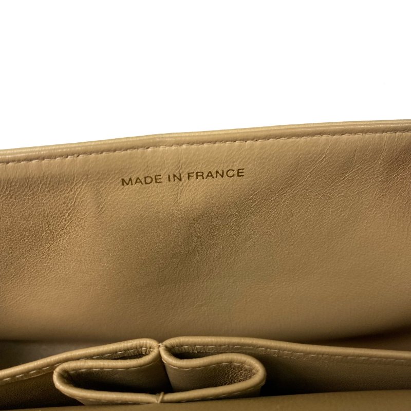 △ Chanel 香奈兒 CF25 Beige Lambskin Gold Tone Metal Classic Double Flap Chain Shoulder Bag A01112 No.5 淺褐色小羊皮金色金屬鎖鏈肩背袋No.5 - 257023225-20